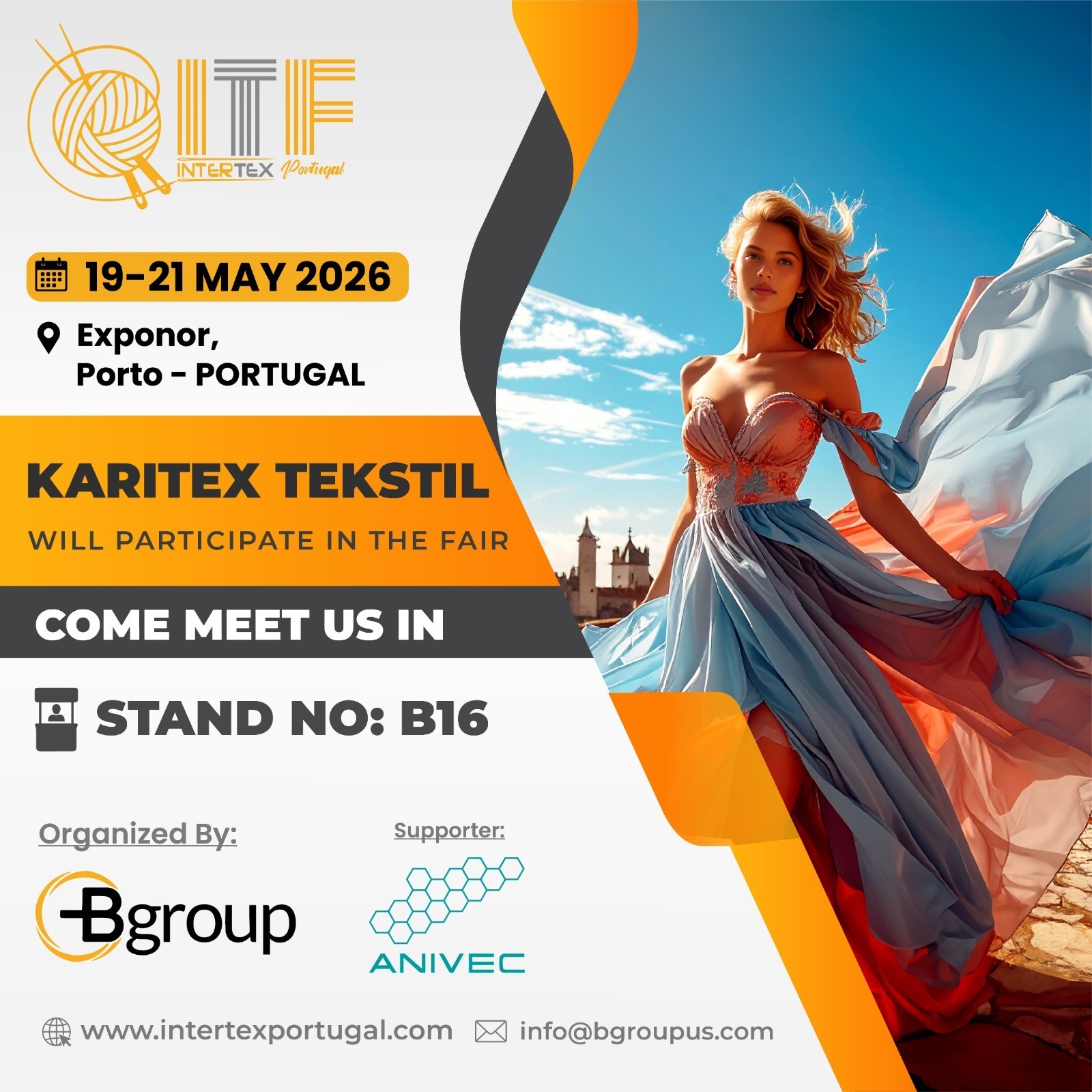 Karitex, ITF Intertex Portugal 2026 Fuarı'nda